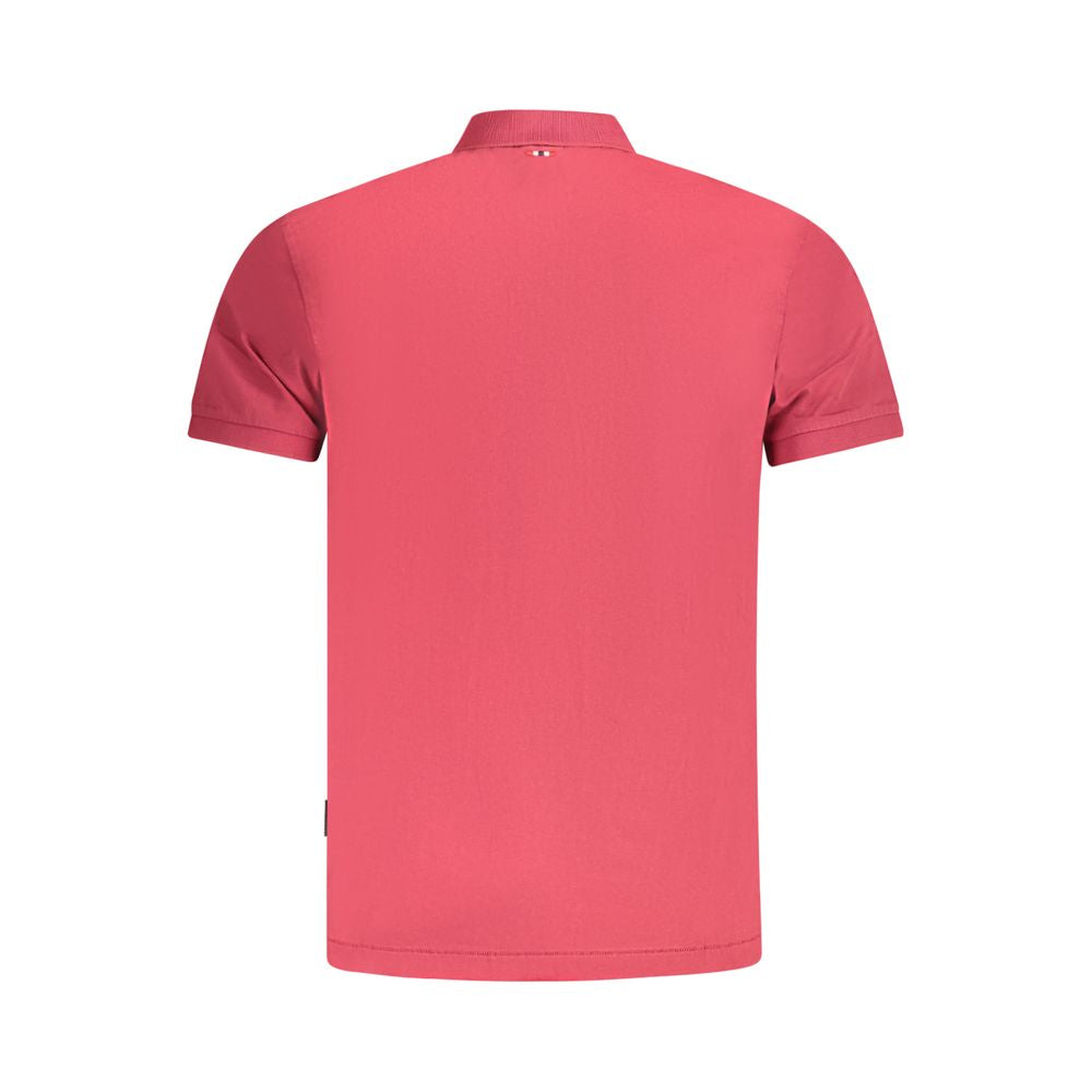 This Polo Shirt by Napapijri for men in cotton red & print presents a flawless silhouette, showcasing flawless detailing and a refined for a truly flawless aesthetic.