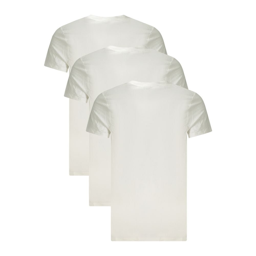 T-Shirt by Calvin Klein for men in cotton white & signature features an on trend silhouette, perfectly showcasing a on trend and for an elevated aesthetic.