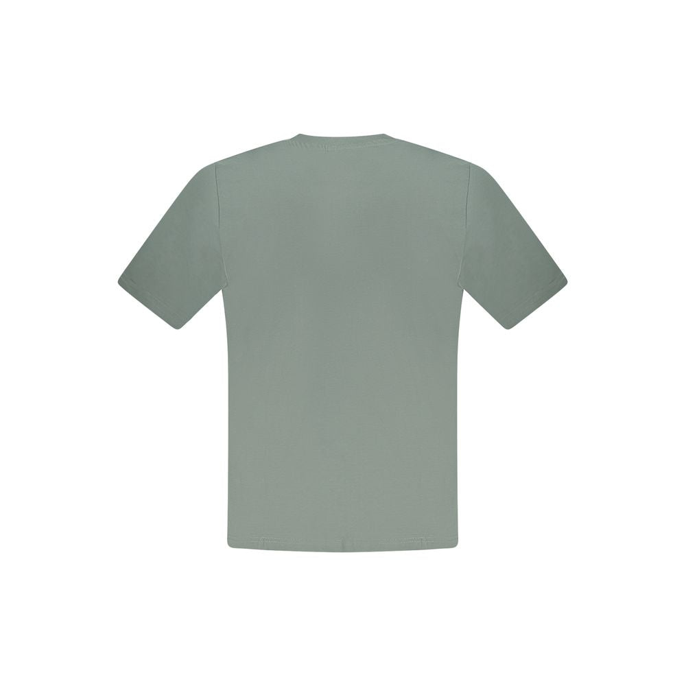 T-Shirt by North Sails for men in cotton green & print features a plush silhouette, showcasing a sophisticated and for a truly plush finish.