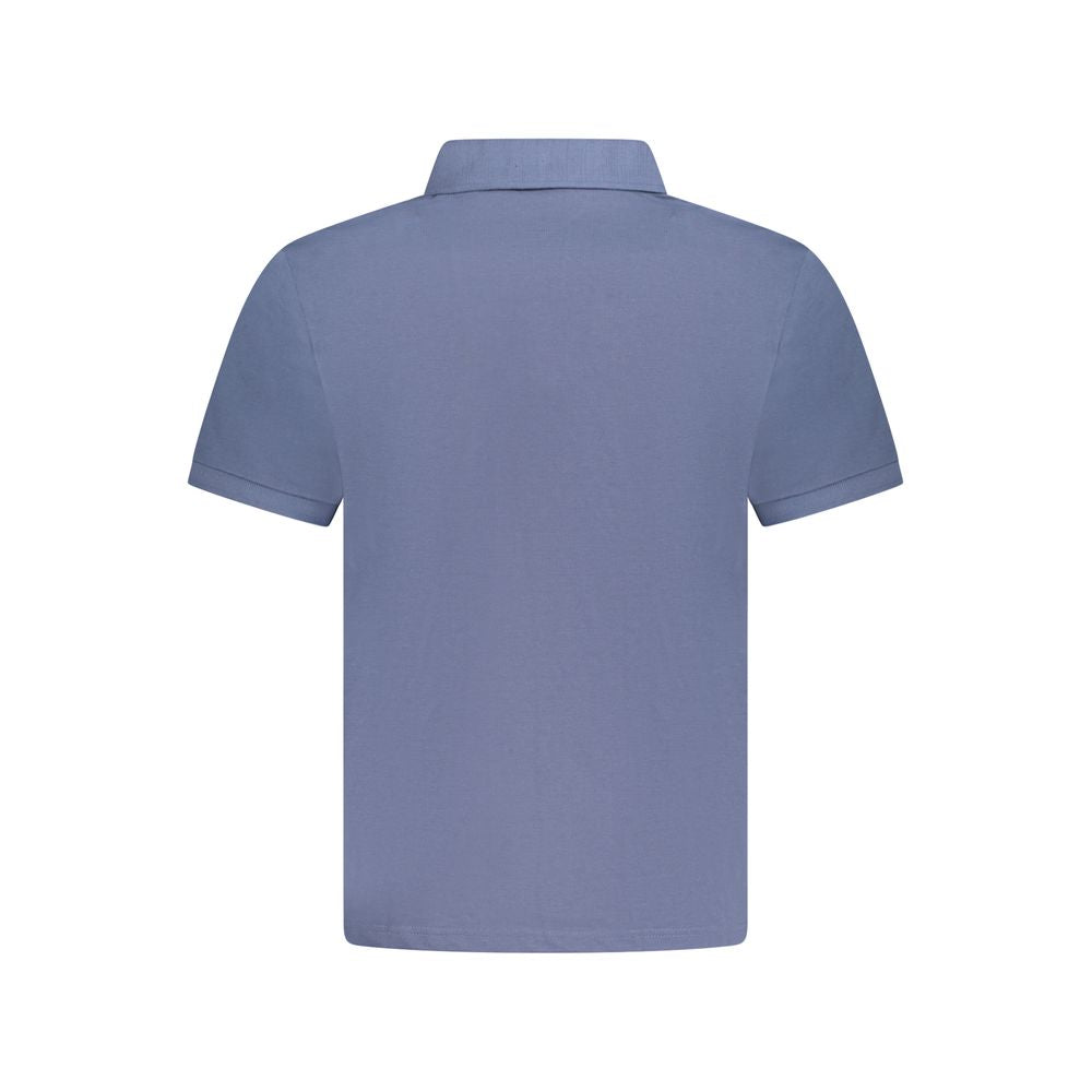 Polo Shirt by North Sails for men in cotton blue & print showcases a sharp silhouette, detailed with a refined and sharp for a sophisticated finish.
