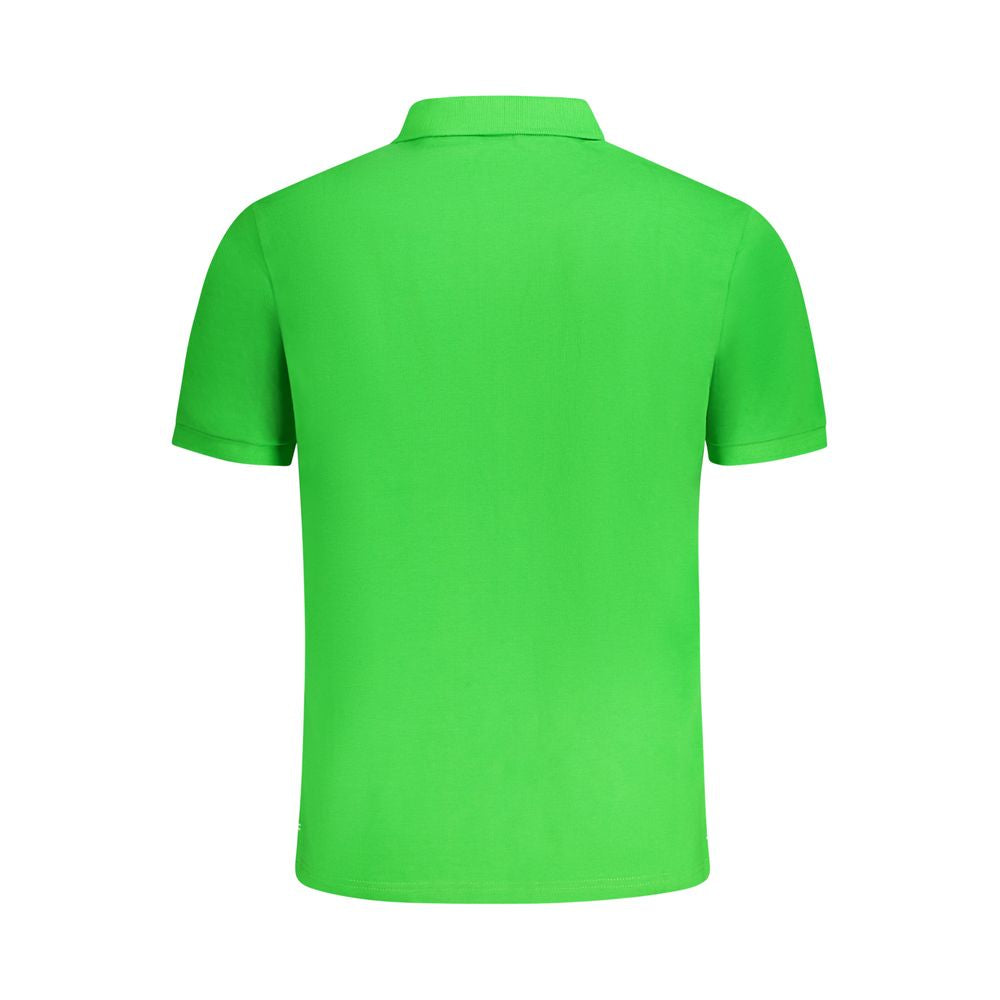 Polo Shirt by North Sails for men in cotton green & print presents a crisp silhouette, artfully detailed with a crisp and crisp .
