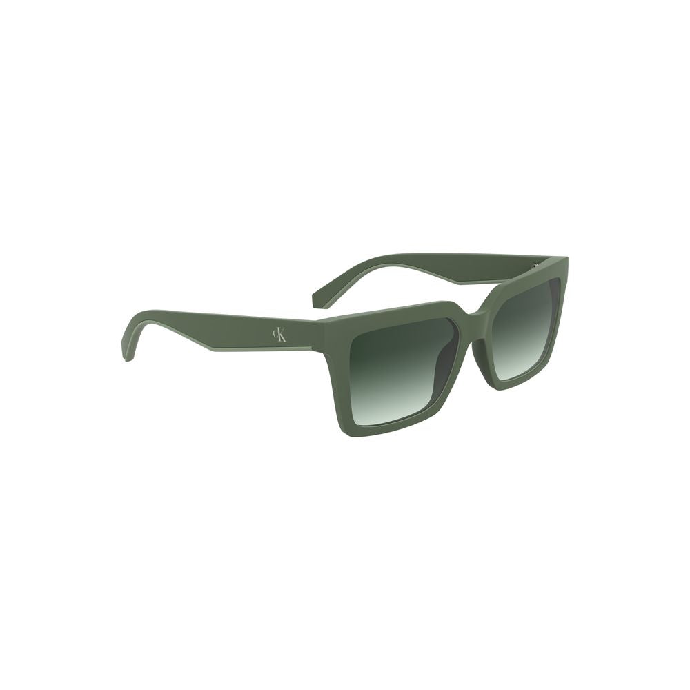 Calvin Klein Square Fabric Sunglasses - Green
