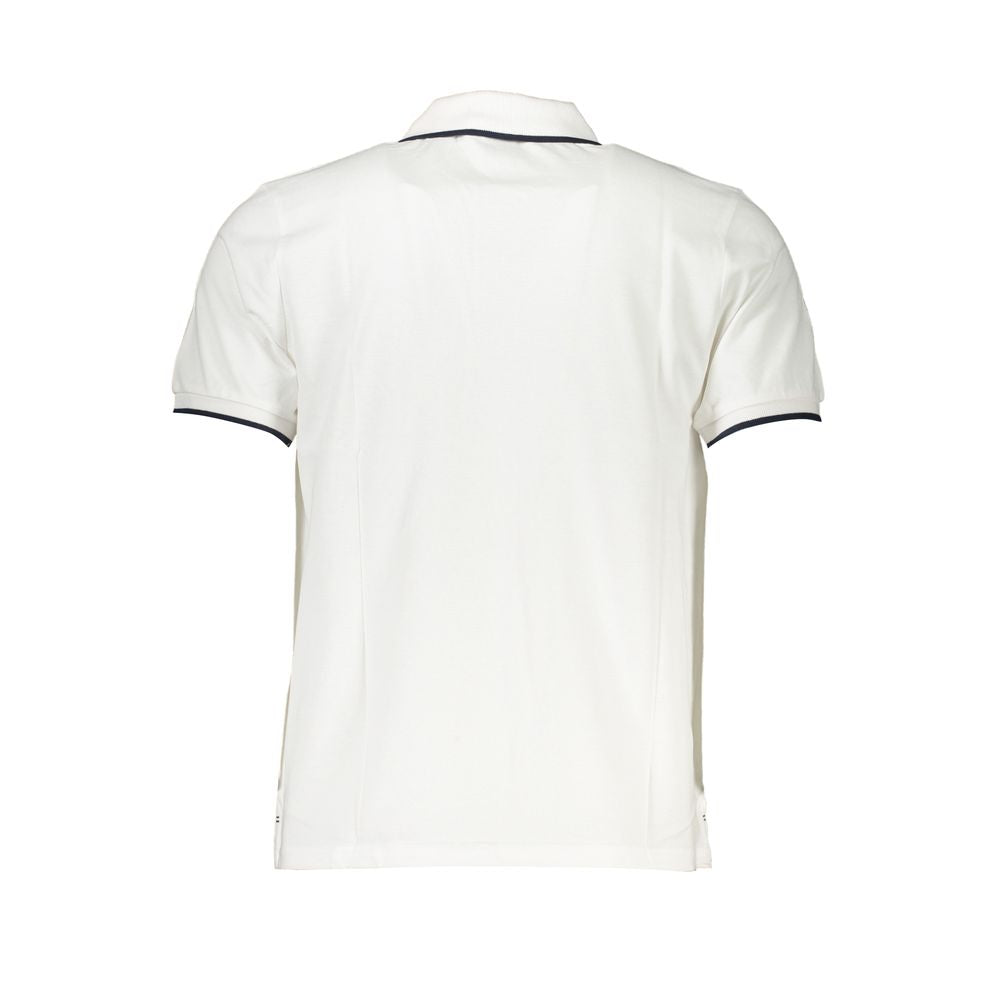 Polo Shirt by North Sails for men in cotton blue, white & print features a eye catching silhouette, showcasing a refined crew neckline and for a eye catching finish.