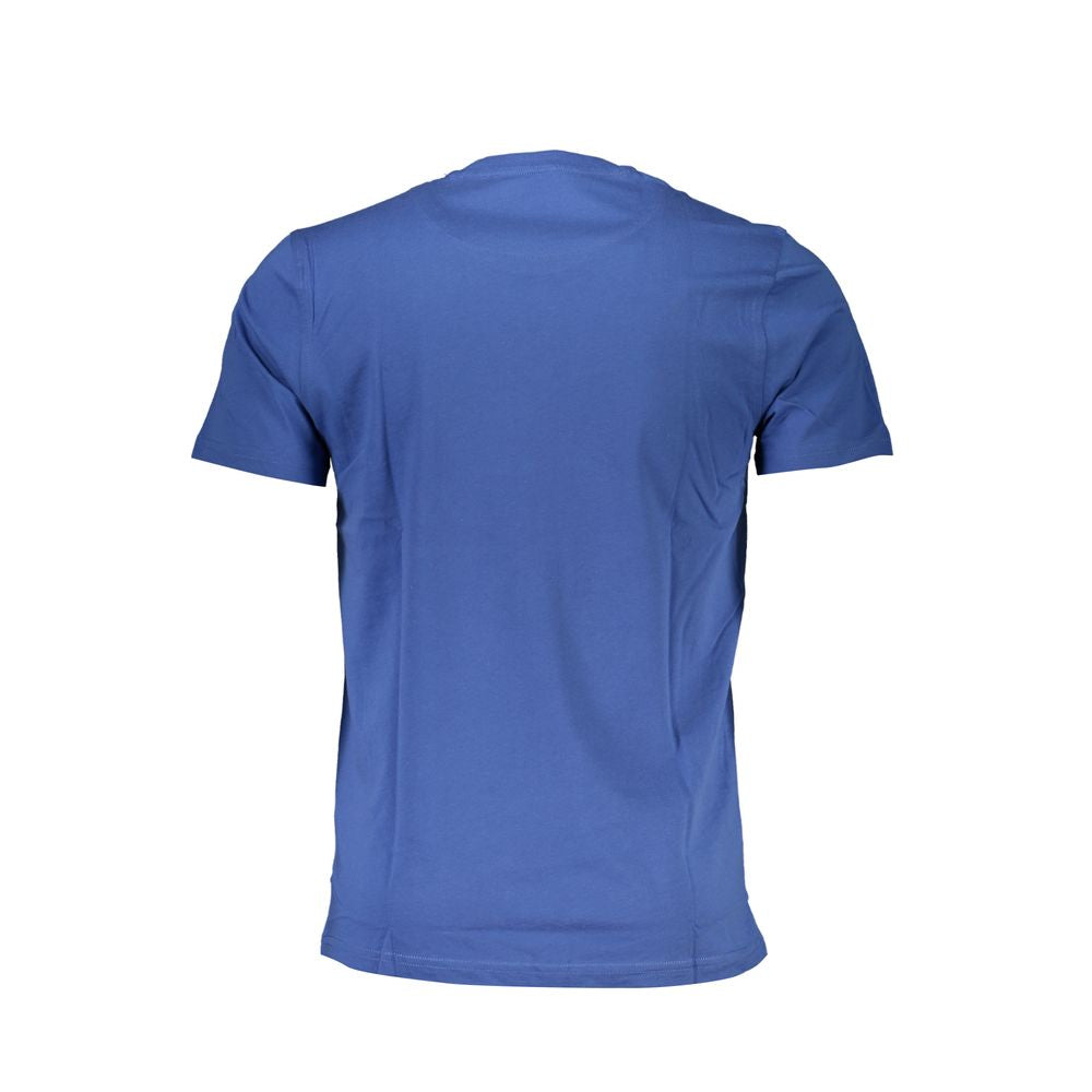 Harmont & Blaine Men's Short-Sleeve Crew Neck Cotton T-Shirt - Blue