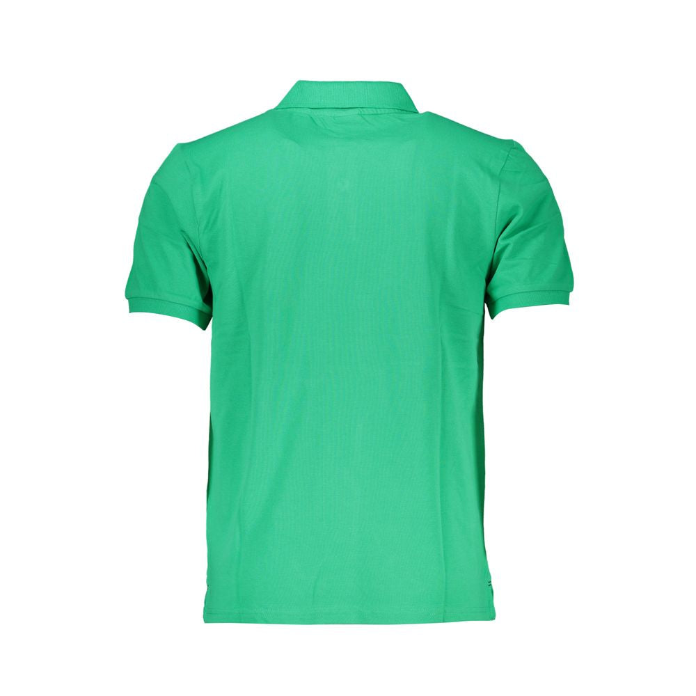Polo Shirt by North Sails for men in cotton green showcases a sharp silhouette, detailed with a refined and sharp for a sophisticated finish.