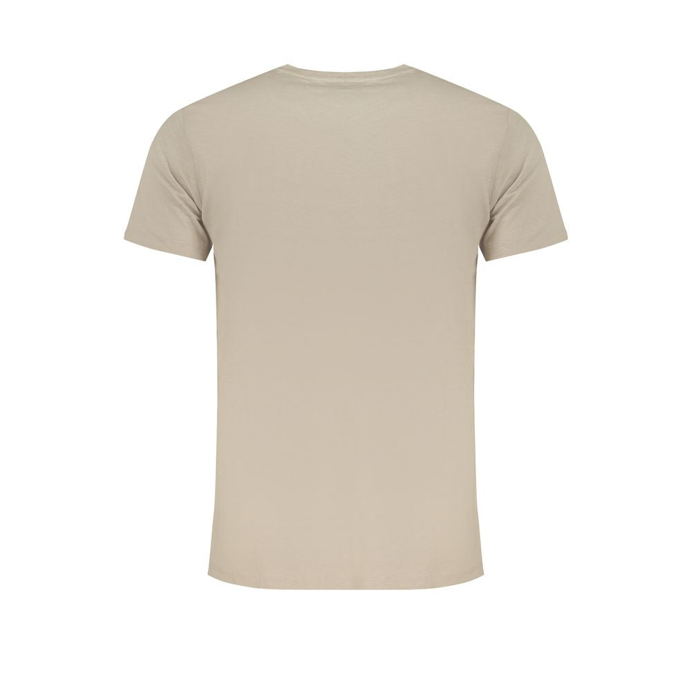 T-Shirt by Norway 1963 for men in cotton beige showcases a dramatic silhouette, elegantly detailed with a dramatic and for a truly dramatic finish.