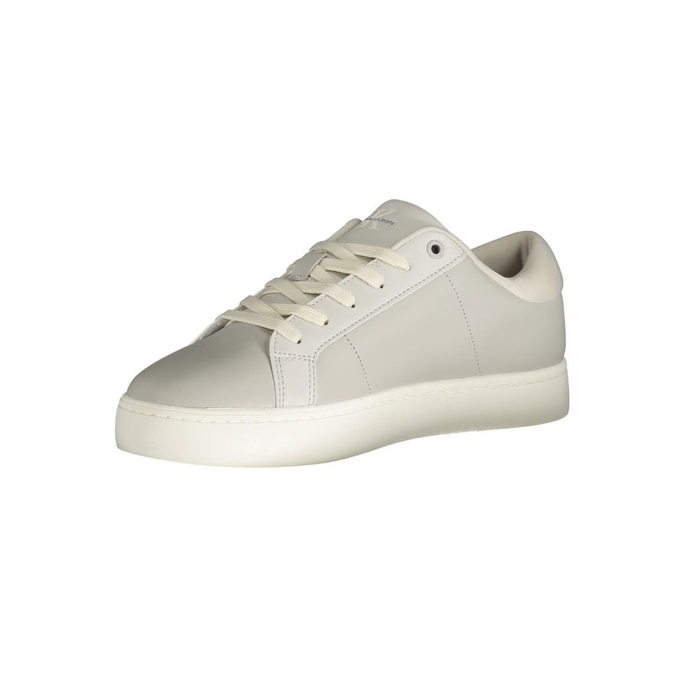 Calvin Klein Brown Leather Men Sneaker