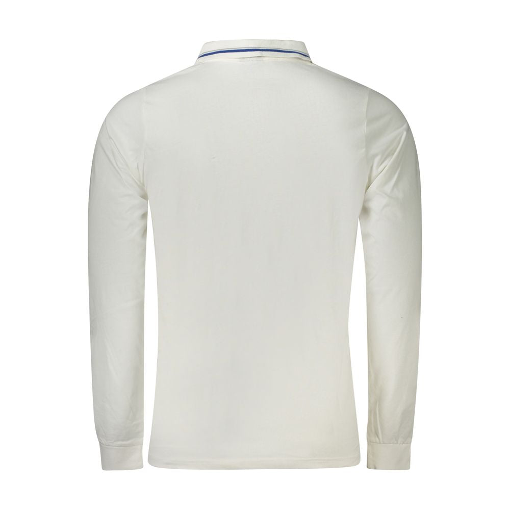 Norway 1963 Men's Long-Sleeve Cotton Polo Shirt - White Signature