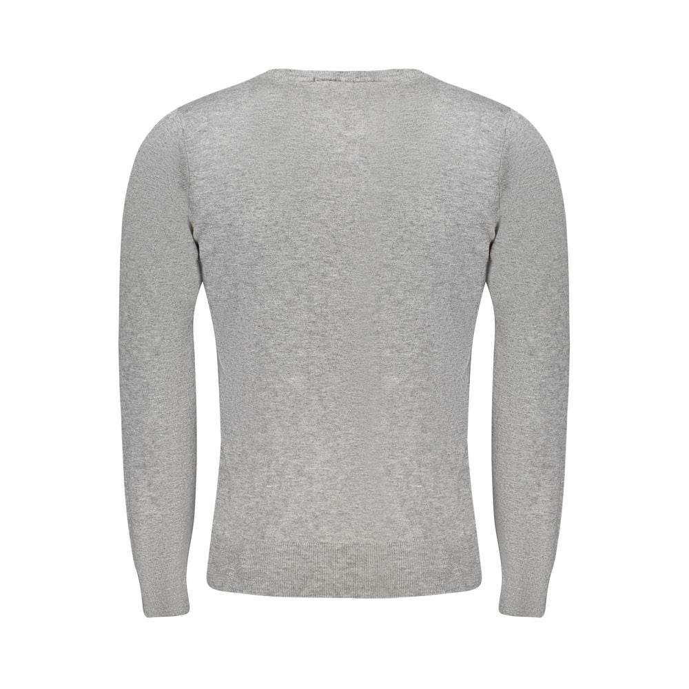 Cavalli Class Men's Polyamide Polyester Viscose Sweatshirt - Gray