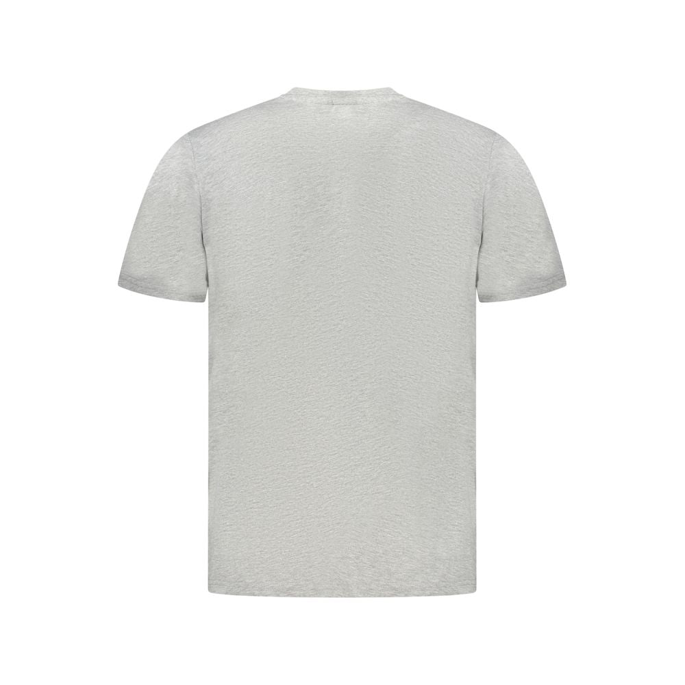 T-Shirt by North Sails for men in cotton brown, gray & print showcases a fashionable silhouette, elegantly detailed with a fashionable and crew neckline for a sophisticated, high-fashion look.