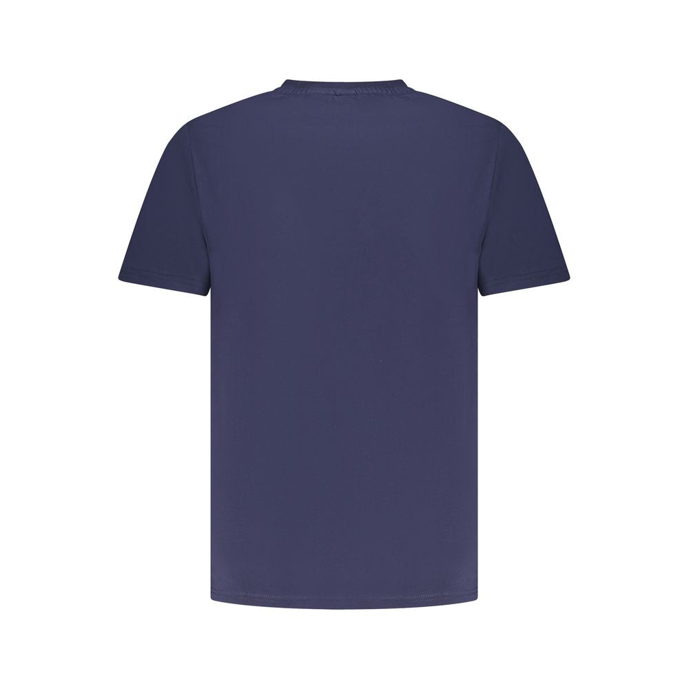 T-Shirt by North Sails for men in cotton blue & print features an edgy silhouette, meticulously detailed with a sophisticated and crew neckline for a truly edgy finish.