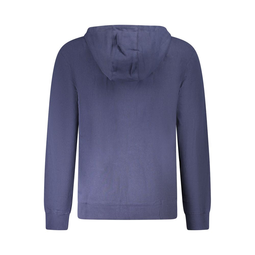 Hooded Sweatshirt Hoodie by Wrangler for men in cotton blue & print features a authentic silhouette, showcasing a sophisticated and authentic detail for a refined finish.