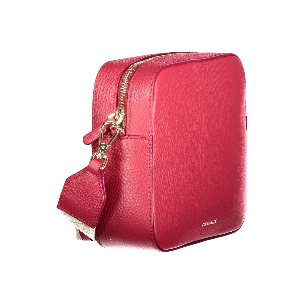 Crossbody Handbag by Coccinelle for women in leather red features an refined silhouette, showcasing a secure zipper, ample , and versatile crossbody-strap, shoulder-strap & adjustable-strap for a sophisticated refined aesthetic.