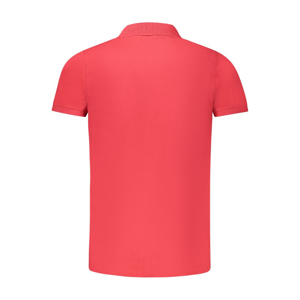 Norway 1963 Men's Short-Sleeve Cotton Polo Shirt - Red