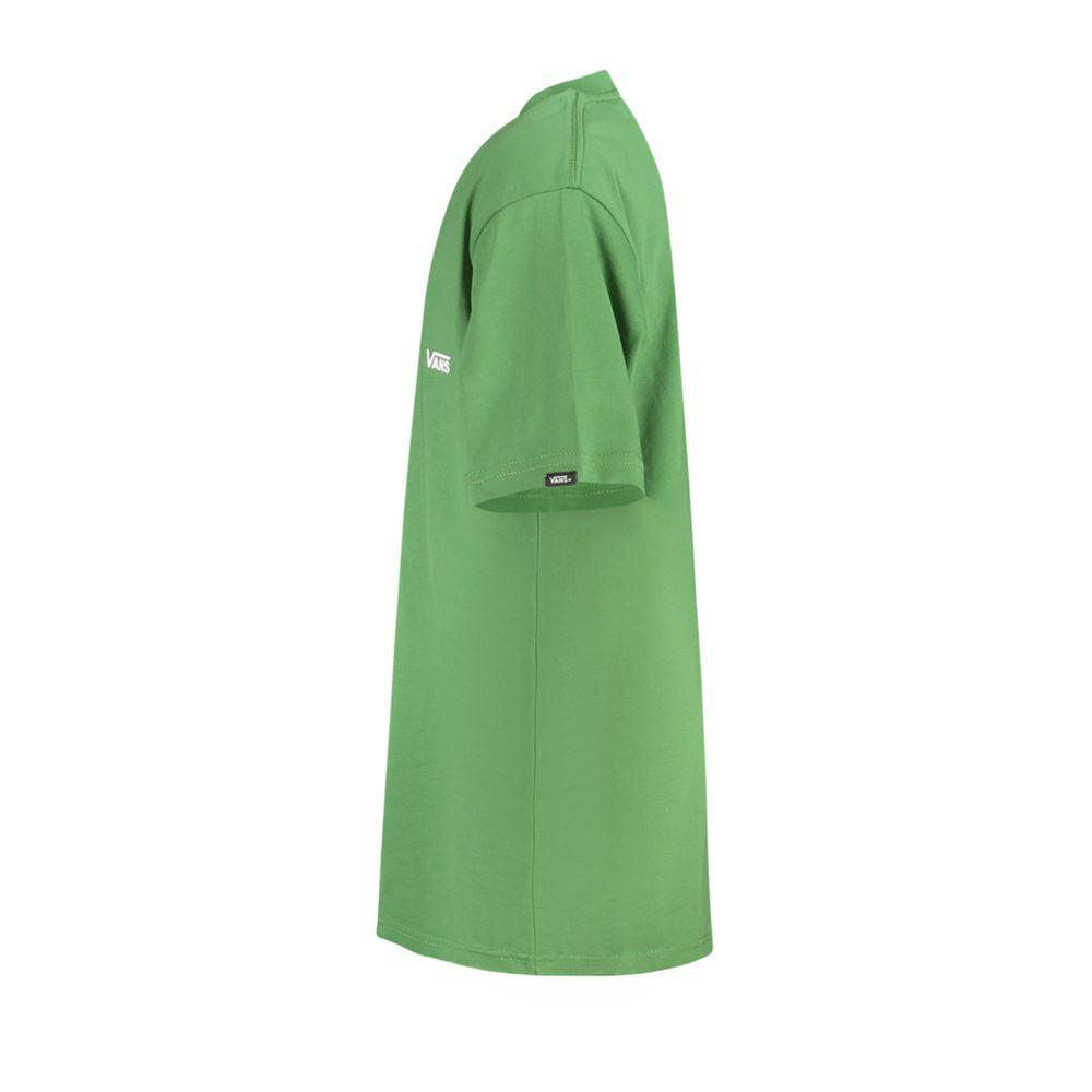 T-Shirt by Vans for men in cotton green, signature & print features an edgy silhouette, meticulously detailed with a sophisticated and for a truly edgy finish.