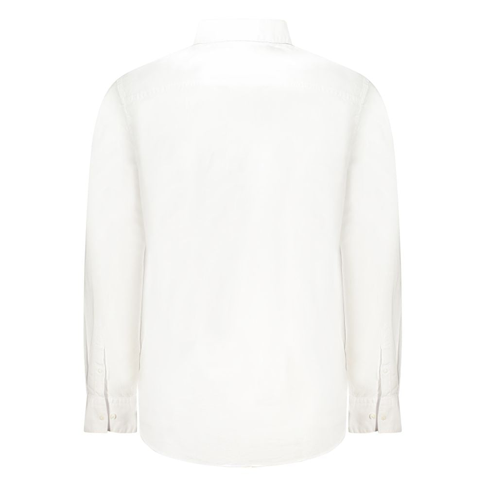 Calvin Klein White Cotton Men Shirt