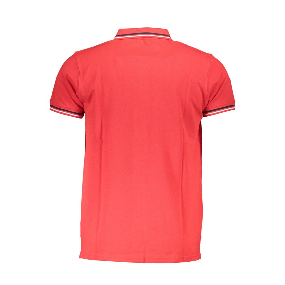 Polo Shirt by Cavalli Class for men in cotton red & print showcases a enviable silhouette, featuring a refined and for a enviable finish.