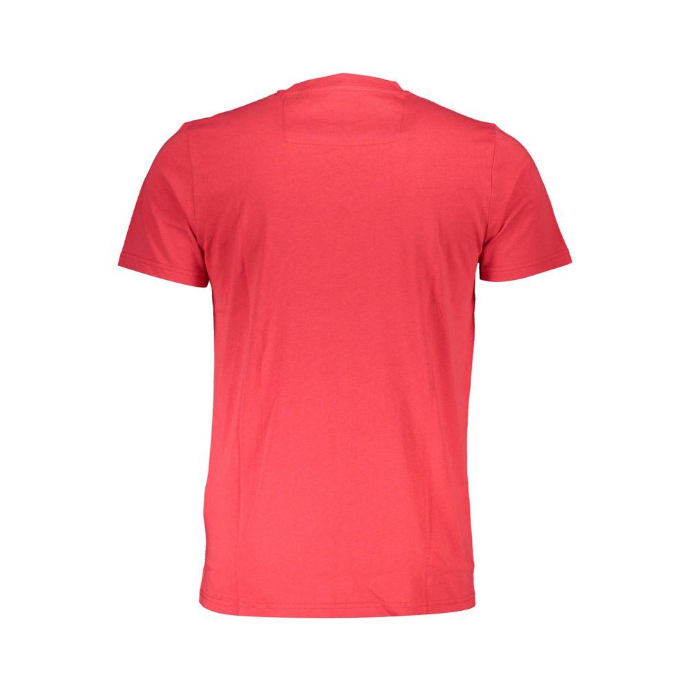 Cavalli Class Red Cotton Men T-Shirt