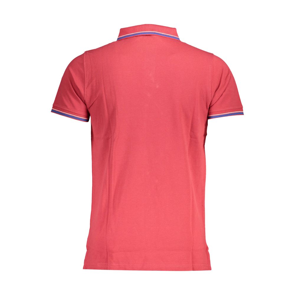 Polo Shirt by Norway 1963 for men in cotton red & signature showcases a enviable silhouette, featuring a refined and for a enviable finish.
