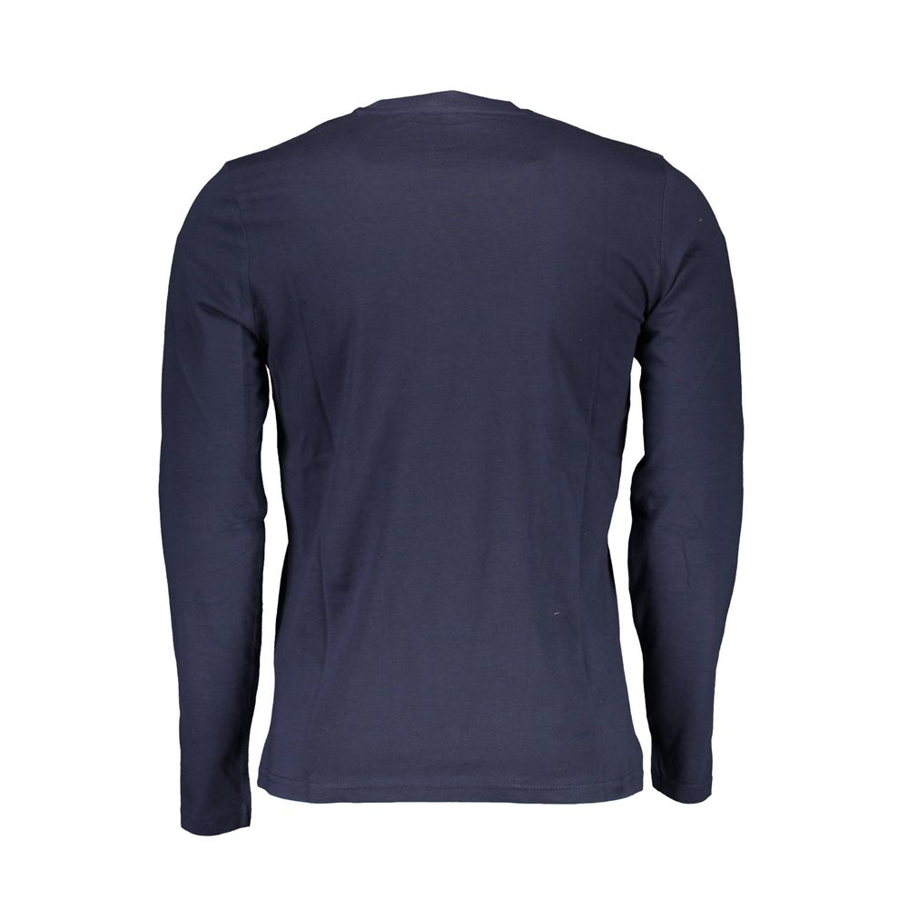 T-Shirt by North Sails for men in cotton blue showcases a chic silhouette, artfully detailed with a chic and for a chic finish.