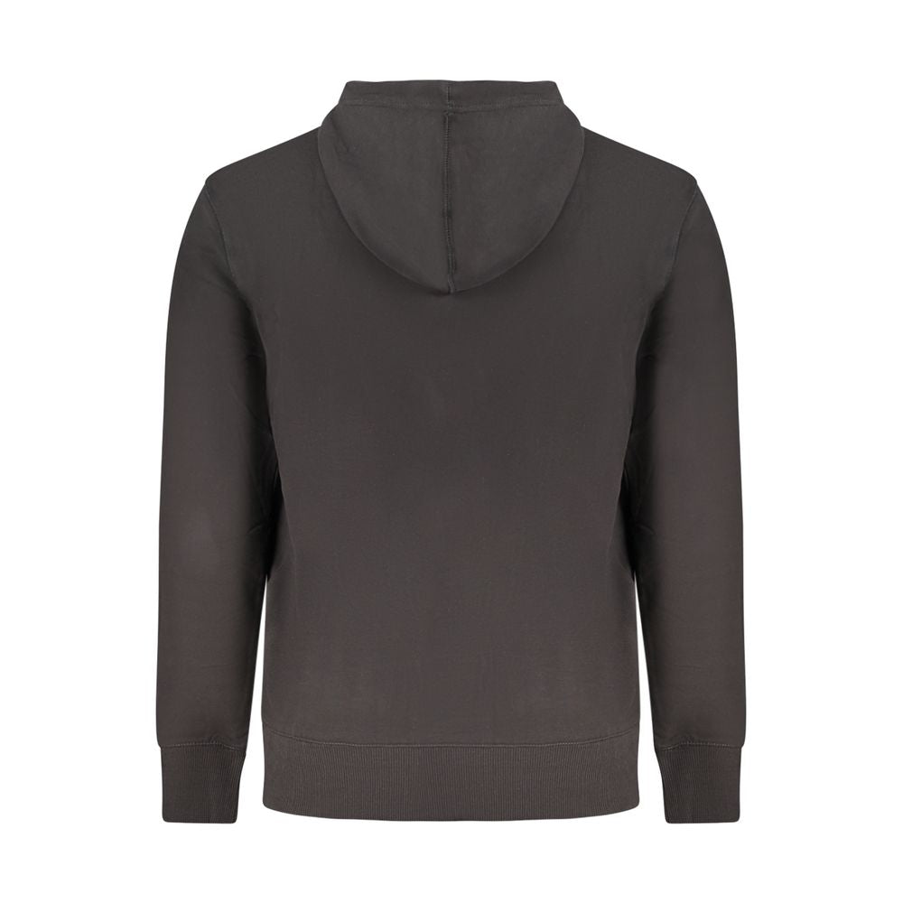 Hooded Sweatshirt Hoodie by Calvin Klein for men in stretch cotton black features a edgy silhouette, detailed with a edgy hooded neckline and for a refined finish.