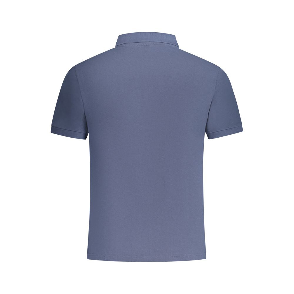 Polo Shirt by North Sails for men in cotton blue showcases a sharp silhouette, detailed with a refined and sharp for a sophisticated finish.