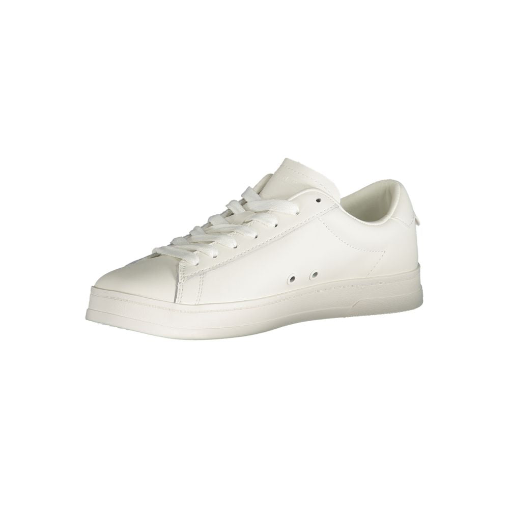 Tommy Hilfiger Men's Fashion Polyester Sneakers - White