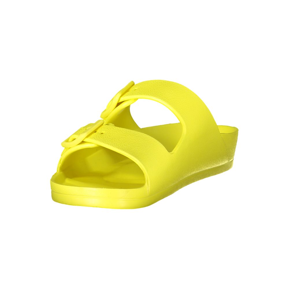 Sandals by Norway 1963 for women in plastic yellow & print features an statuesque Women's Plastic Sandals silhouette with a refined and elegant .