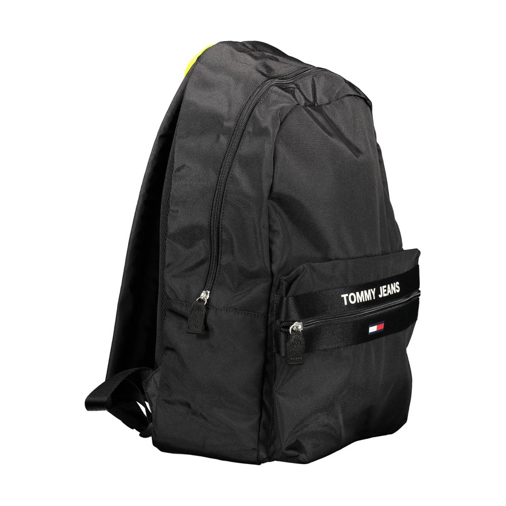 Tommy Hilfiger Polyester Backpack - Black Print