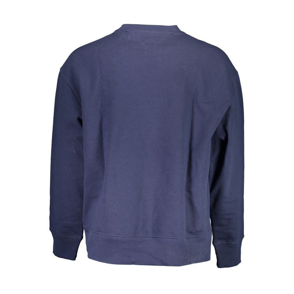 Tommy Hilfiger Men's Round Neck Cotton Polyester Sweatshirt Sweater - Blue