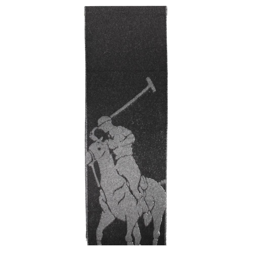 Scarf by Ralph Lauren for men in nylon black showcases a on trend silhouette, artfully capturing the on trend essence of the Nylon Scarf design with a sophisticated finish.