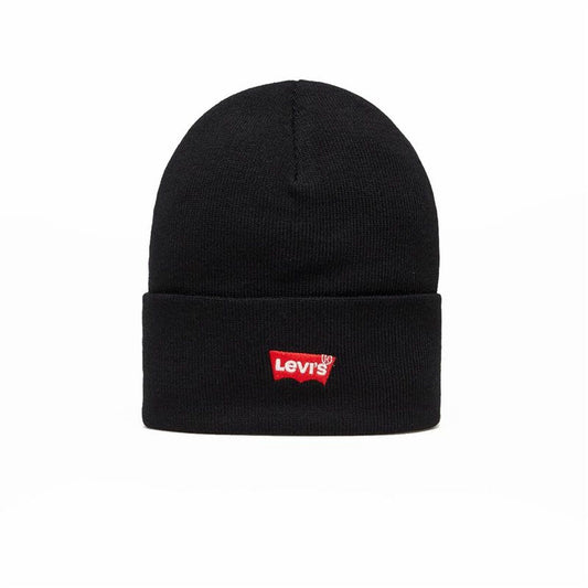 Sports Hat Levi's Batwing Embroidered Beanie Black