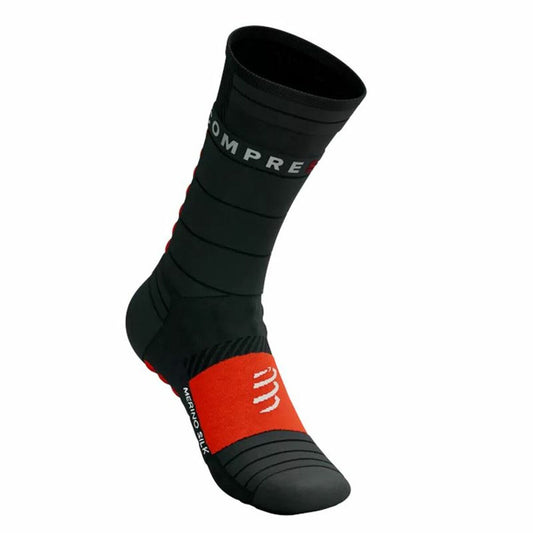 Sports Socks Compressport Pro Racing Red Black