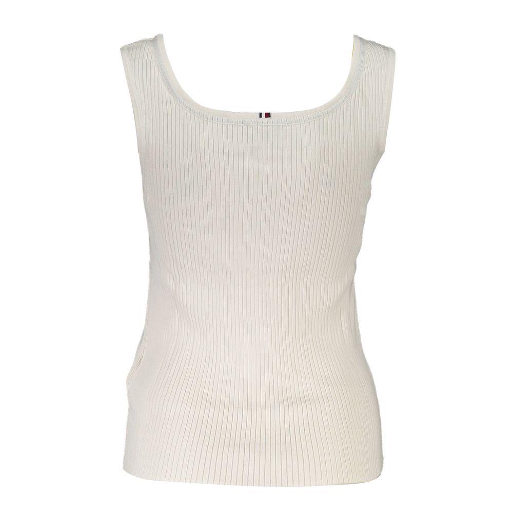 Tommy Hilfiger Women's Wide Neck Modal Tank Top - White