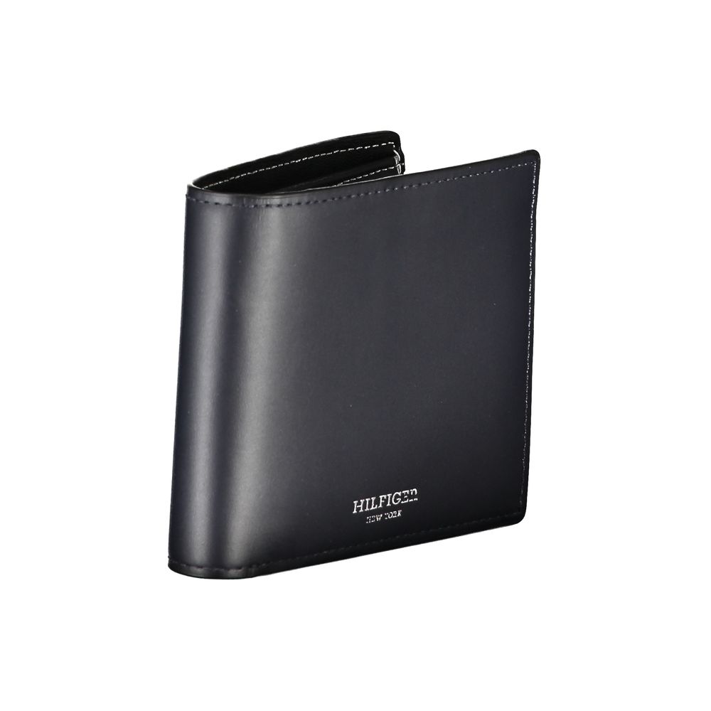 Tommy Hilfiger Leather Cardholder Wallet - Blue Signature