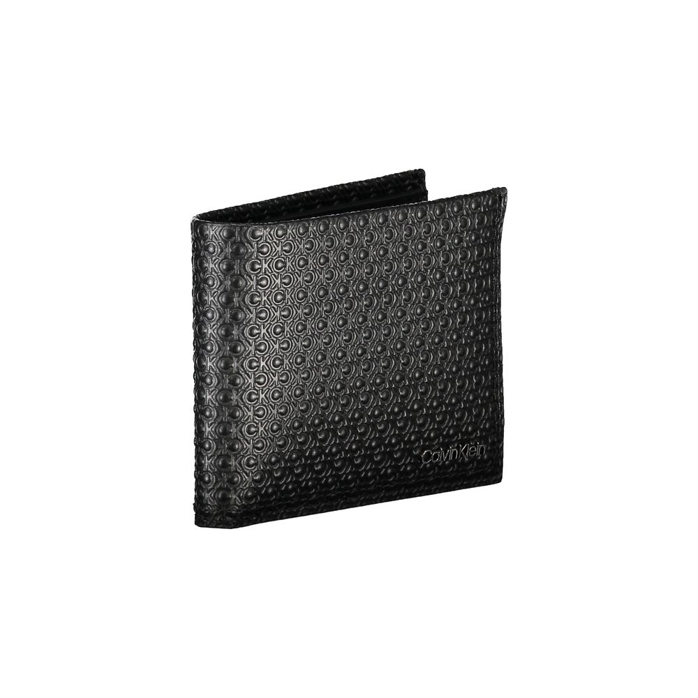 Calvin Klein Leather Cardholder Wallet - Black Signature