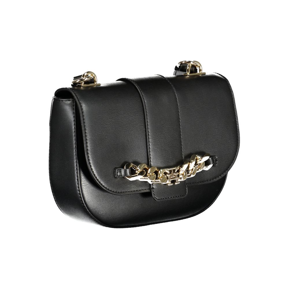 Tommy Hilfiger Polyethylene Shoulder Handbag - Black