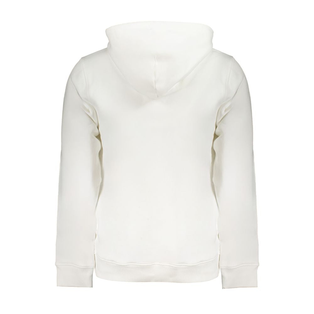 Hooded Sweatshirt Hoodie by Tommy Hilfiger for men in cotton white showcases a city-ready silhouette, artfully detailed with a signature and for a city-ready finish.