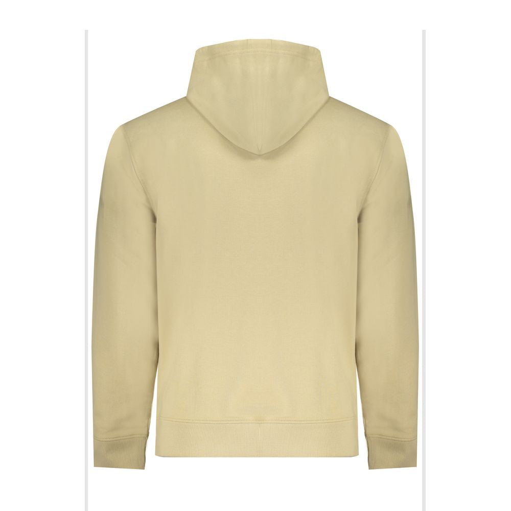 Sweatshirt by Calvin Klein for men in polyamide cotton beige & print presents a smart casual silhouette, featuring a smart casual and for a sophisticated look.