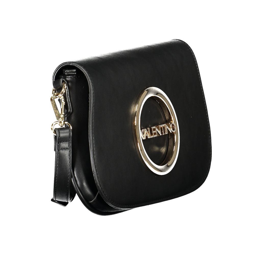 Handbag by Mario Valentino for women in polyethylene black features a exquisite silhouette, showcasing a secure zipper and exquisite internal-pockets with versatile shoulder-strap & adjustable-strap for a exquisite finish.