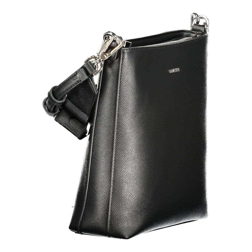 Calvin Klein Polyester 2-in-1 Shoulder & Crossbody Convertible Handbag - Black