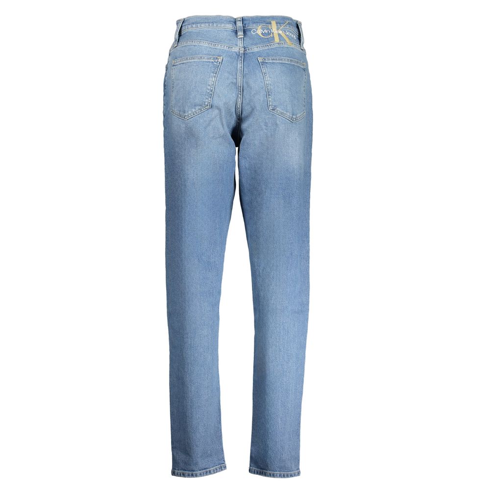 Calvin Klein Blue Cotton Jeans & Pant
