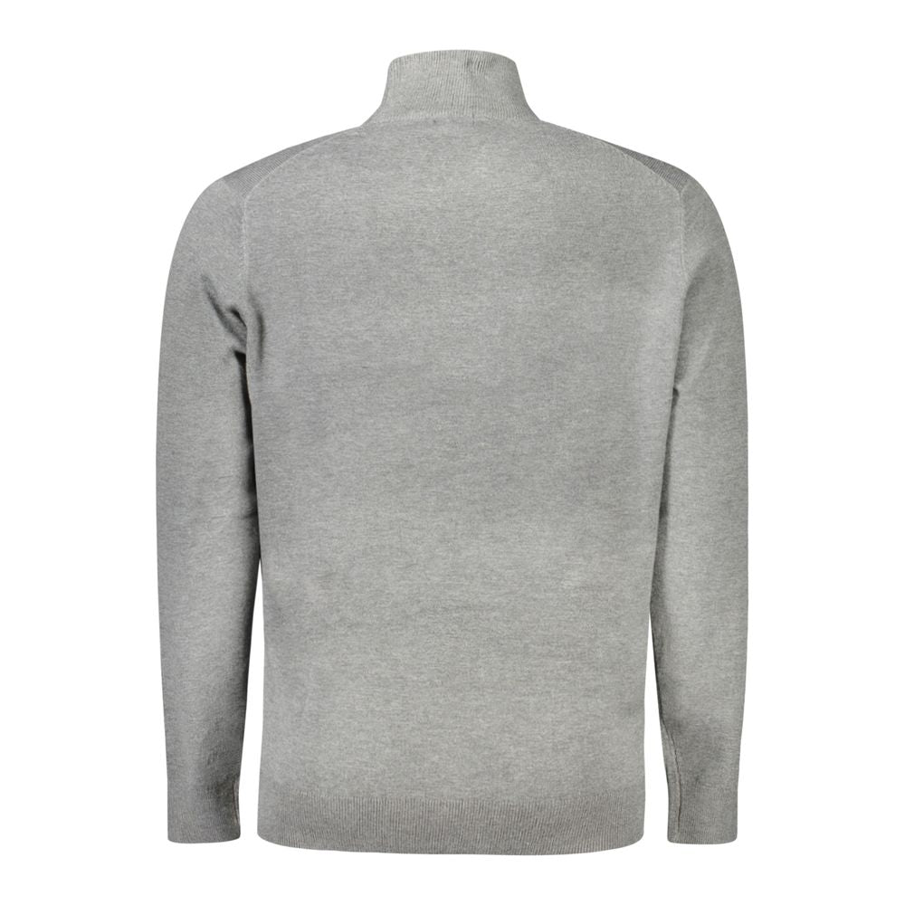 Sweater by Norway 1963 for men in polyester gray features an tactile silhouette, showcasing a sophisticated and tactile for a refined finish.