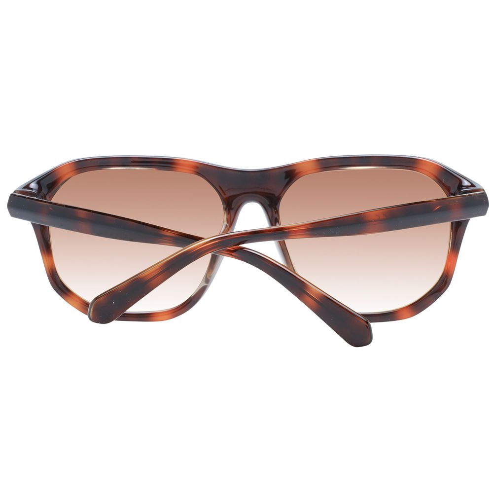 Guess Square Gradient Medium-Tint Plastic Sunglasses - Brown