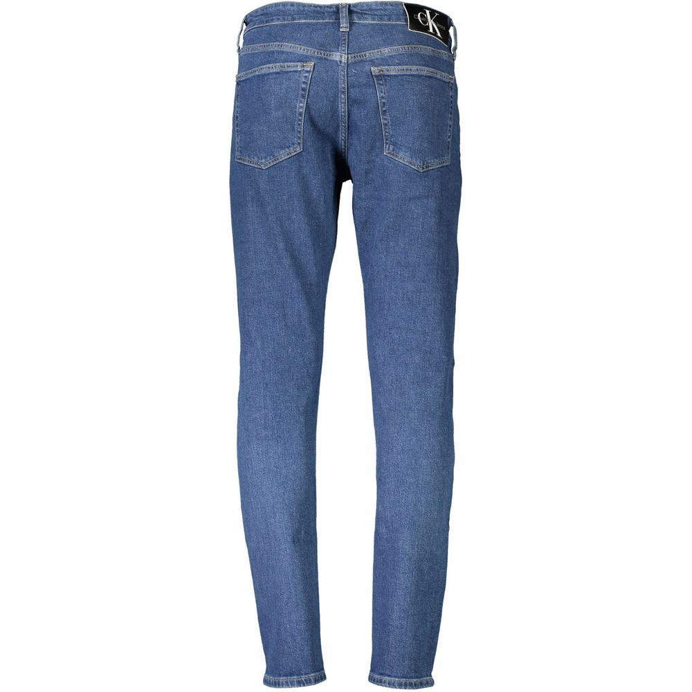 Calvin Klein Blue Cotton Jeans & Pant