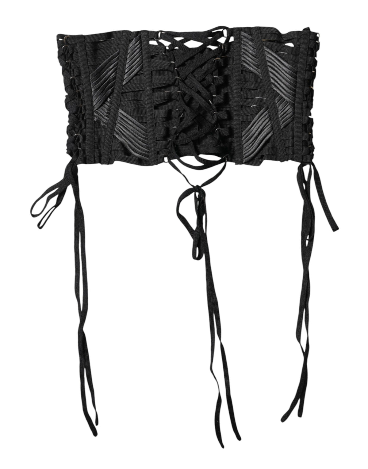 Dolce & Gabbana Cotton Polyester & Acetate Belt - Black