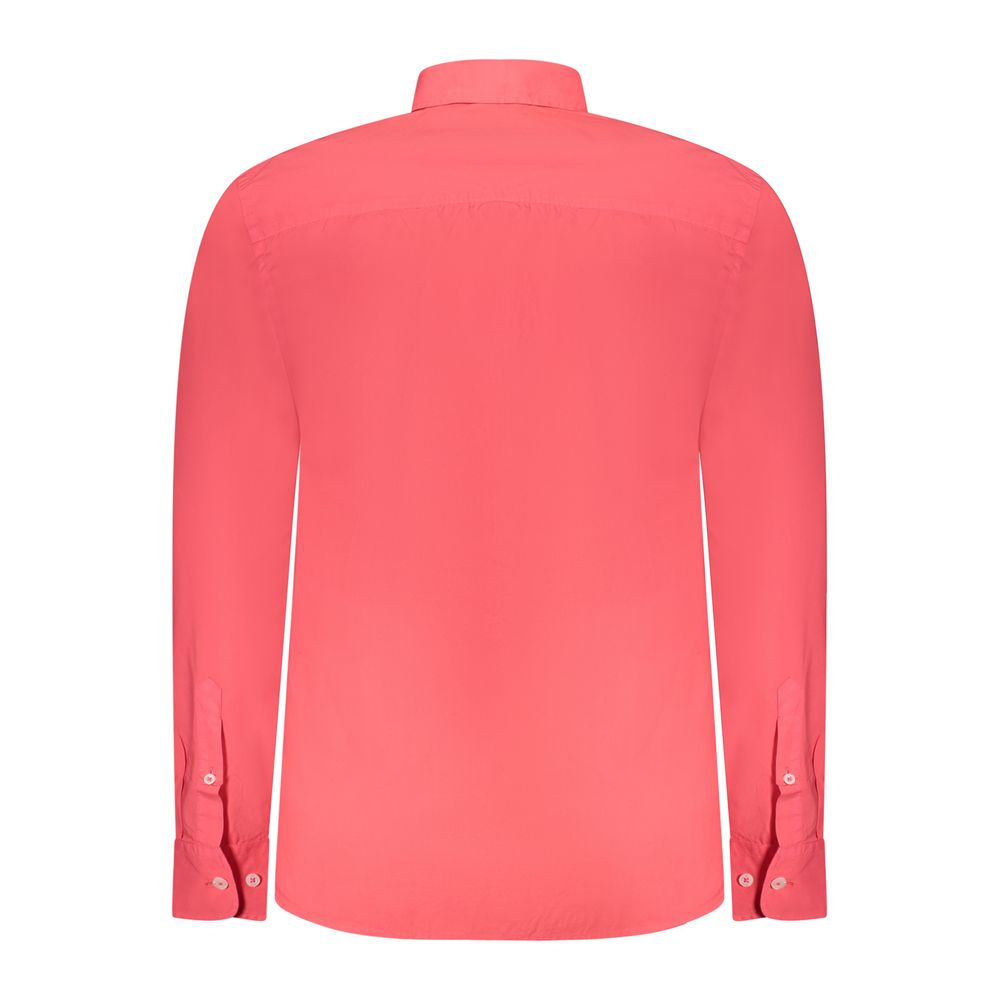 North Sails Men's Long-Sleeve Cotton Shirt - Red