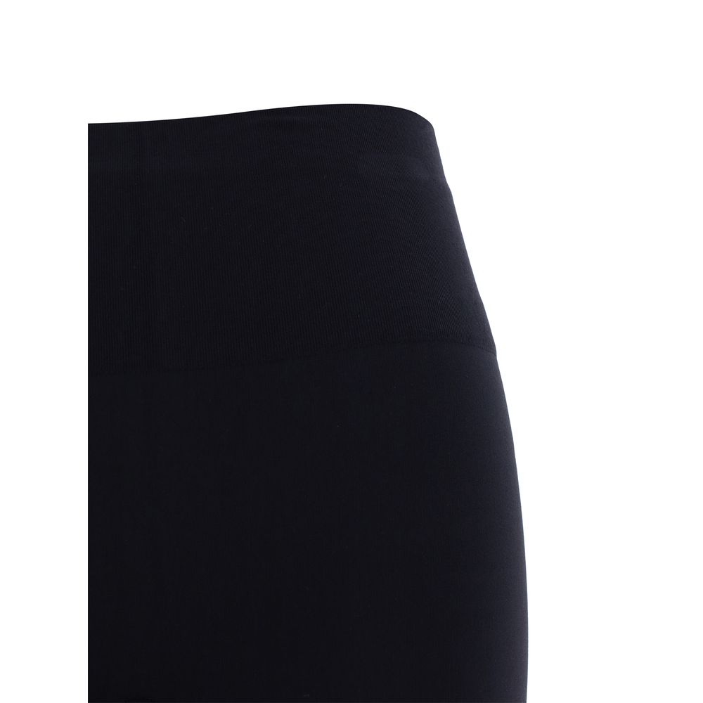 Wolford Women's Slim Leggings Stretch Polyamide - Black Patterned