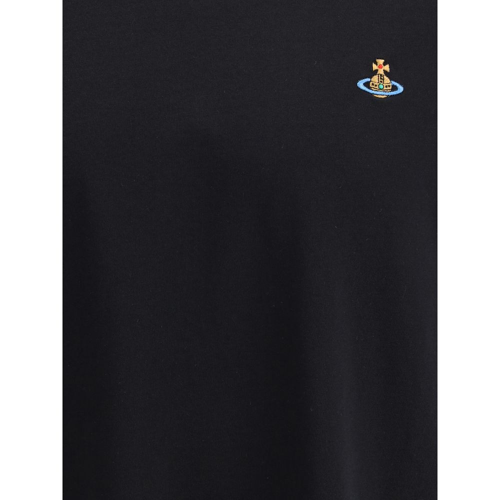 Vivienne Westwood Black Orb logo T-Shirt