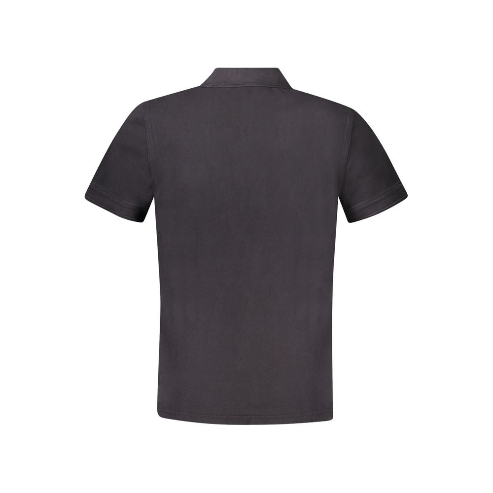 Polo Shirt by Hugo Boss for men in cotton black & print presents a sleek silhouette, featuring a refined and for a sleek finish.